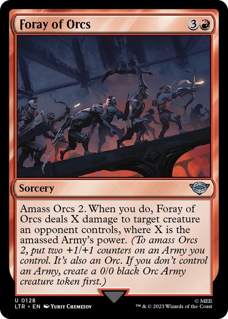 Foray of Orcs (128) [The Lord of the Rings: Tales of Middle-earth] - Deck Out Gaming