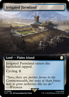 Irrigated Farmland (Extended Art) (499) [Fallout] foil - Deck Out Gaming