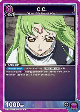 C.C. (005) (UE04BT/CGH-1-005) [Code Geass: Lelouch of the Rebellion] - Deck Out Gaming