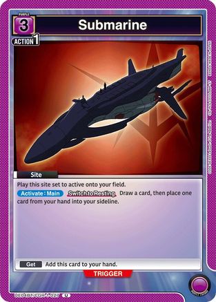 Submarine (UE04BT/CGH-1-027) [Code Geass: Lelouch of the Rebellion] - Deck Out Gaming