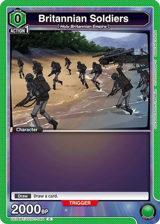 Britannian Soldiers (UE04BT/CGH-1-044) [Code Geass: Lelouch of the Rebellion] - Deck Out Gaming