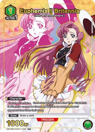 Euphemia li Britannia (046) (U*) (UE04BT/CGH-1-046) [Code Geass: Lelouch of the Rebellion] Foil - Deck Out Gaming