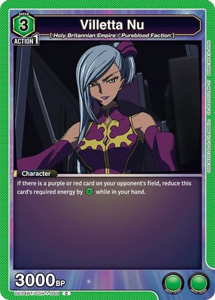 Villetta Nu (UE04BT/CGH-1-049) [Code Geass: Lelouch of the Rebellion] - Deck Out Gaming