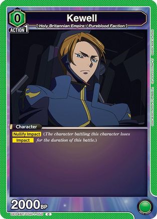 Kewell (UE04BT/CGH-1-050) [Code Geass: Lelouch of the Rebellion] - Deck Out Gaming