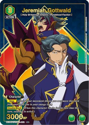 Jeremiah Gottwald (052) (R*) (UE04BT/CGH-1-052) [Code Geass: Lelouch of the Rebellion] Foil - Deck Out Gaming