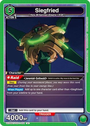 Siegfried (UE04BT/CGH-1-058) [Code Geass: Lelouch of the Rebellion] - Deck Out Gaming