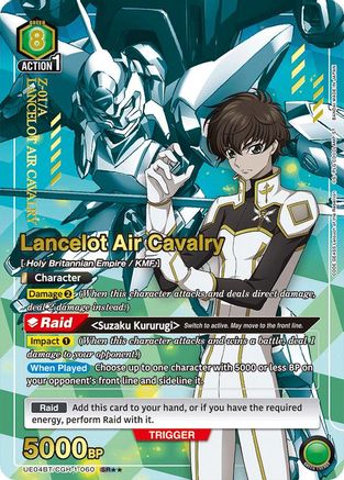 Lancelot Air Cavalry (SR**) (UE04BT/CGH-1-060) [Code Geass: Lelouch of the Rebellion] Foil - Deck Out Gaming