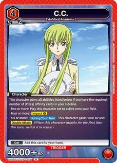C.C. (077) (UE04BT/CGH-1-077) [Code Geass: Lelouch of the Rebellion] Foil - Deck Out Gaming