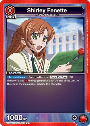 Shirley Fenette (079) (UE04BT/CGH-1-079) [Code Geass: Lelouch of the Rebellion] - Deck Out Gaming