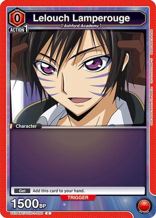 Lelouch Lamperouge (090) (UE04BT/CGH-1-090) [Code Geass: Lelouch of the Rebellion] - Deck Out Gaming