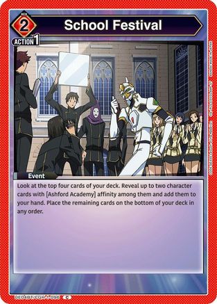 School Festival (UE04BT/CGH-1-096) [Code Geass: Lelouch of the Rebellion] - Deck Out Gaming