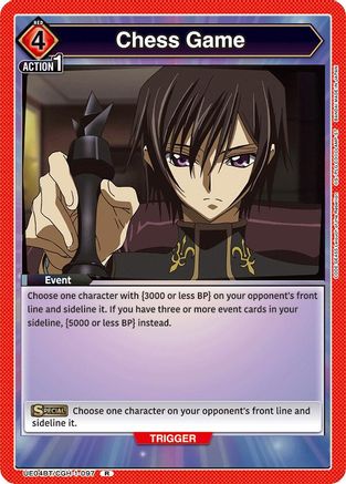 Chess Game (UE04BT/CGH-1-097) [Code Geass: Lelouch of the Rebellion] Foil - Deck Out Gaming