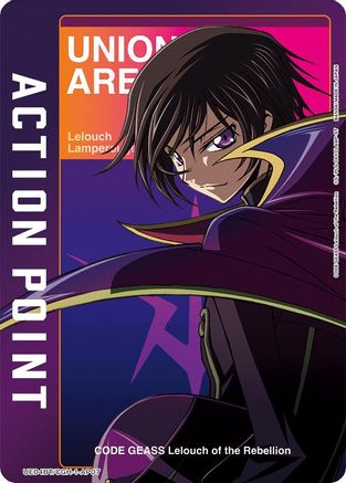 Action Point Card (AP07) (Lelouch Lamperouge) (UE04BT/CGH-1-AP07) [Code Geass: Lelouch of the Rebellion] - Deck Out Gaming