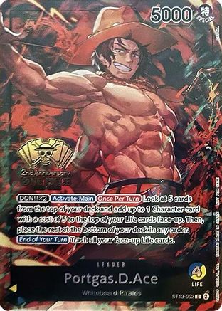 Portgas.D.Ace (2nd Anniversary Tournament) (ST13-002) [One Piece Promotion Cards] Foil-1