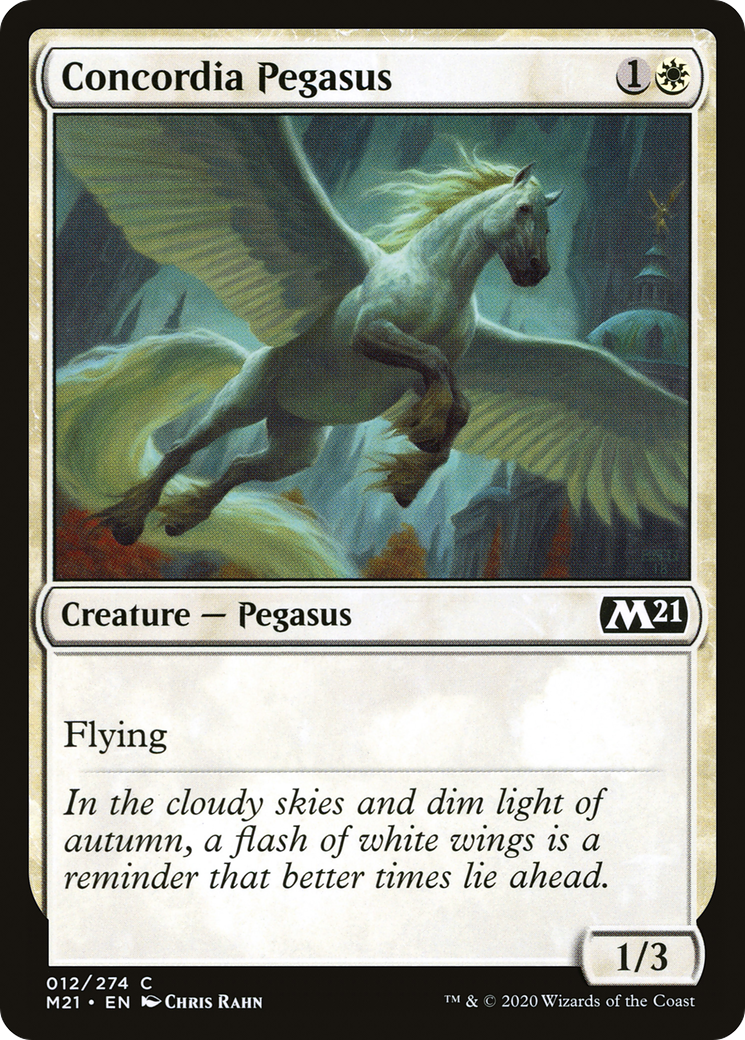 Concordia Pegasus (12) [Core Set 2021] foil - Deck Out Gaming
