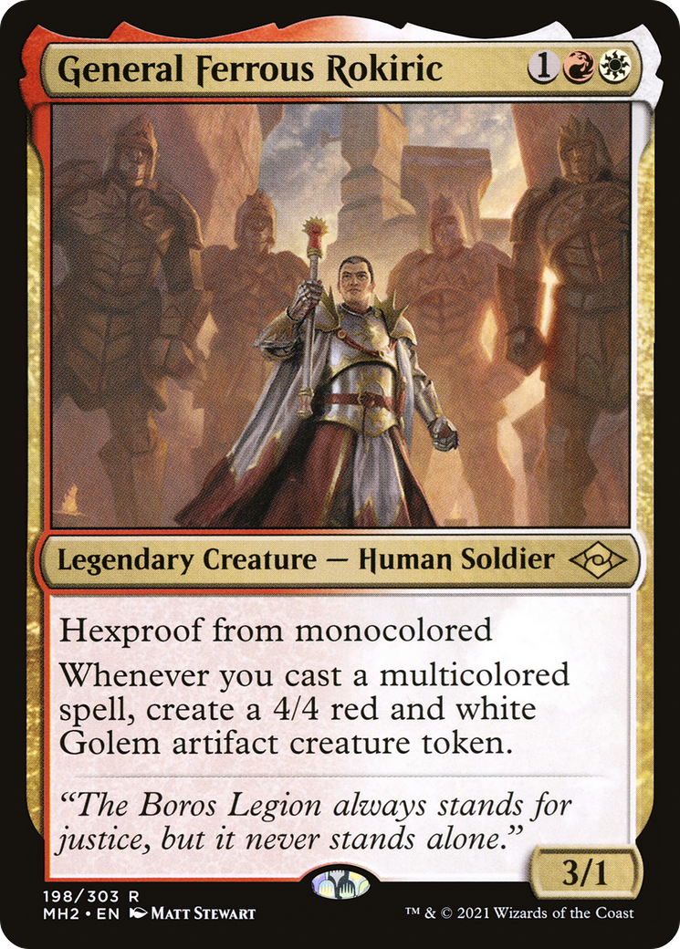 General Ferrous Rokiric (198) [Modern Horizons 2] - Deck Out Gaming