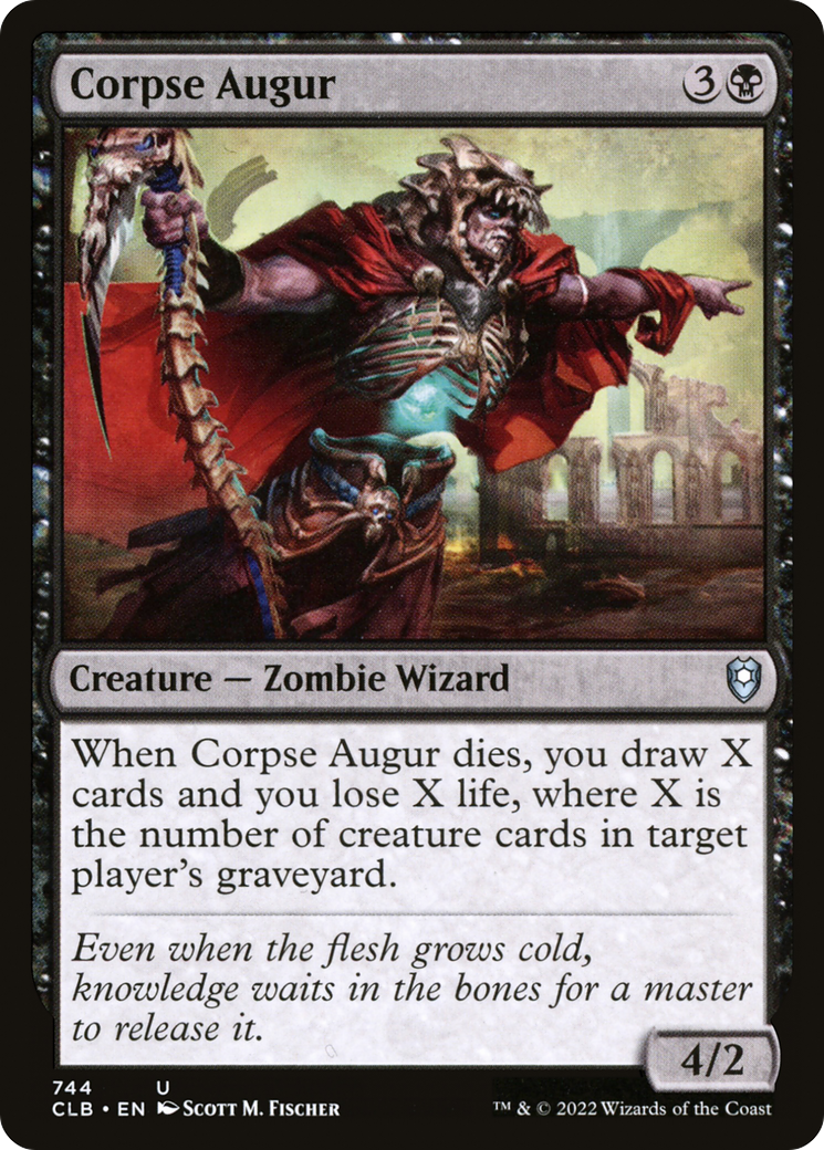Corpse Augur (744) [Commander Legends: Battle for Baldur's Gate] - Deck Out Gaming