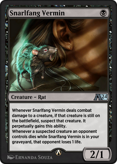 Snarlfang Vermin (12) [Alchemy: Murders at Karlov Manor ] - Deck Out Gaming