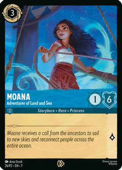 Moana - Adventurer of Land and Sea (26) [Disney Lorcana Promo Cards] Cold Foil - Deck Out Gaming