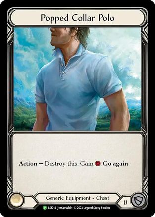 Popped Collar Polo - LSS014 (LSS014) [Flesh and Blood: Promo Cards] Cold Foil-1