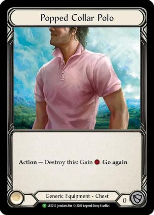 Popped Collar Polo - LSS015 (LSS015) [Flesh and Blood: Promo Cards] Cold Foil-1