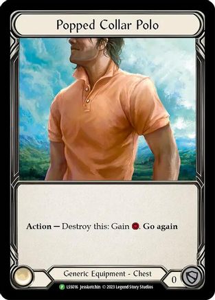 Popped Collar Polo - LSS016 (LSS016) [Flesh and Blood: Promo Cards] Cold Foil - Deck Out Gaming