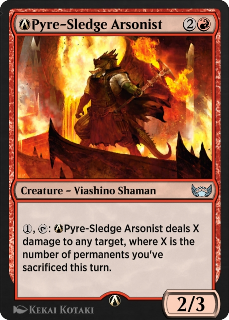 A-Pyre-Sledge Arsonist (A-118) [Streets of New Capenna] - Deck Out Gaming