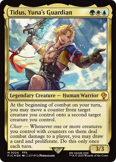 Tidus, Yuna's Guardian (224) [Commander: FINAL FANTASY] foil - Deck Out Gaming