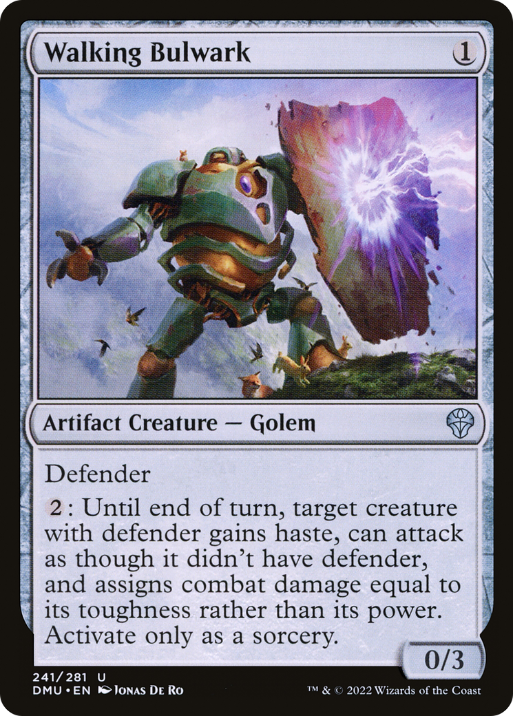 Walking Bulwark (241) [Dominaria United] foil - Deck Out Gaming