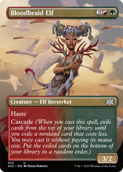 Bloodbraid Elf (Borderless) (373) [Double Masters 2022] foil - Deck Out Gaming