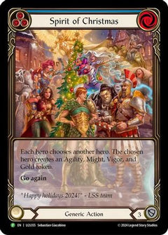 Spirit of Christmas - LGS355 (LGS355) [Flesh and Blood: Promo Cards] Cold Foil - Deck Out Gaming