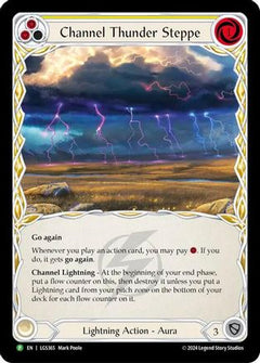 Channel Thunder Steppe - LGS365 (LGS365) [Flesh and Blood: Promo Cards] Cold Foil - Deck Out Gaming