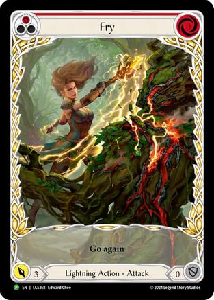 Fry (Red) - LGS368 (LGS368) [Flesh and Blood: Promo Cards] Rainbow Foil - Deck Out Gaming