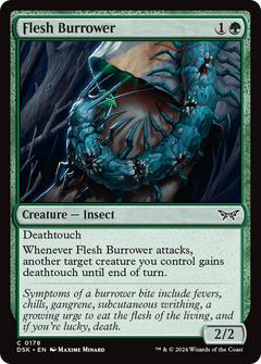 Flesh Burrower (178) [Duskmourn: House of Horror] foil - Deck Out Gaming