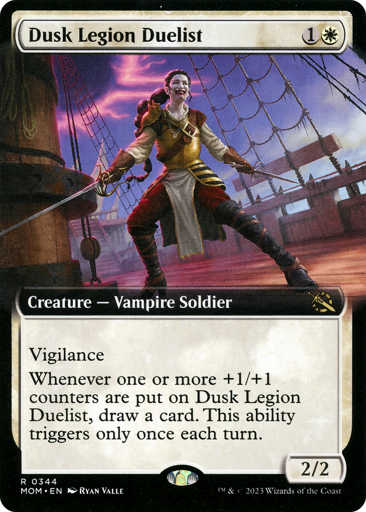Dusk Legion Duelist (Extended Art) (344) [March of the Machine] foil - Deck Out Gaming