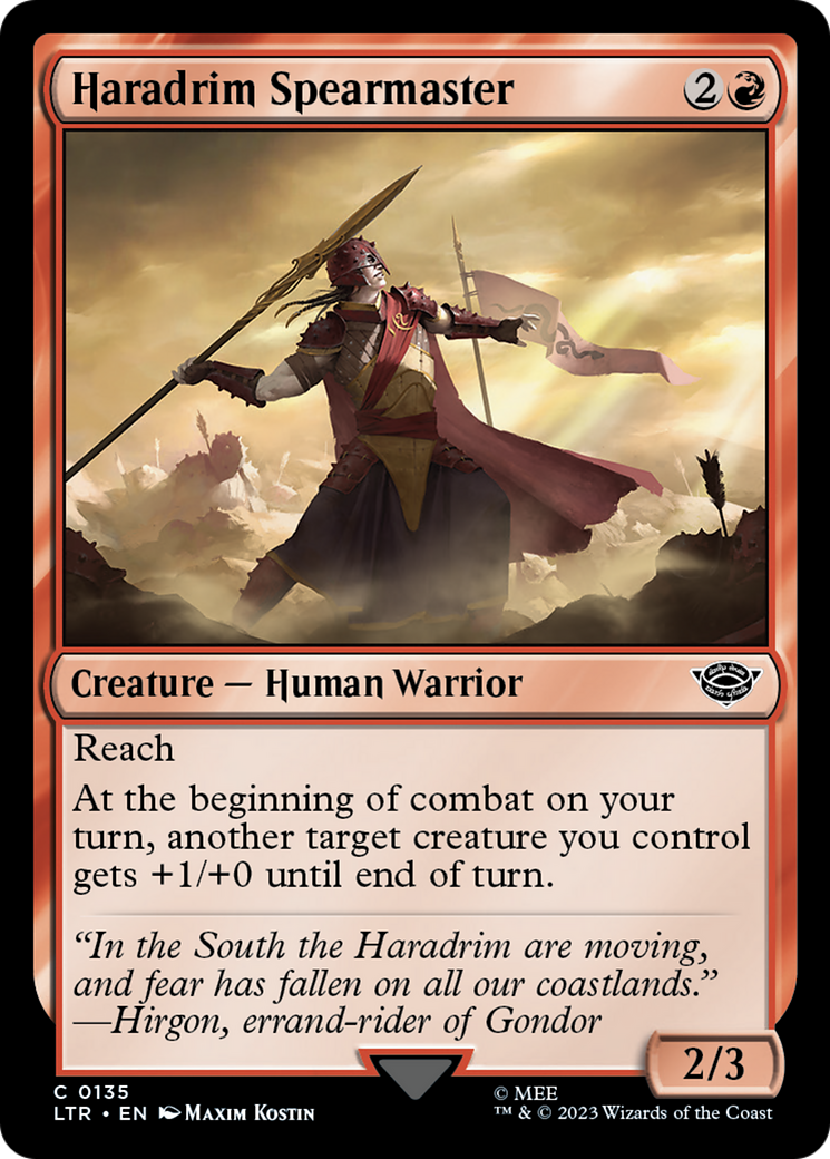 Haradrim Spearmaster (135) [The Lord of the Rings: Tales of Middle-earth] - Deck Out Gaming