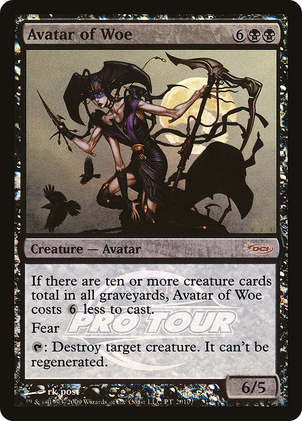 Avatar of Woe (2010) [Pro Tour Promos] foil - Deck Out Gaming