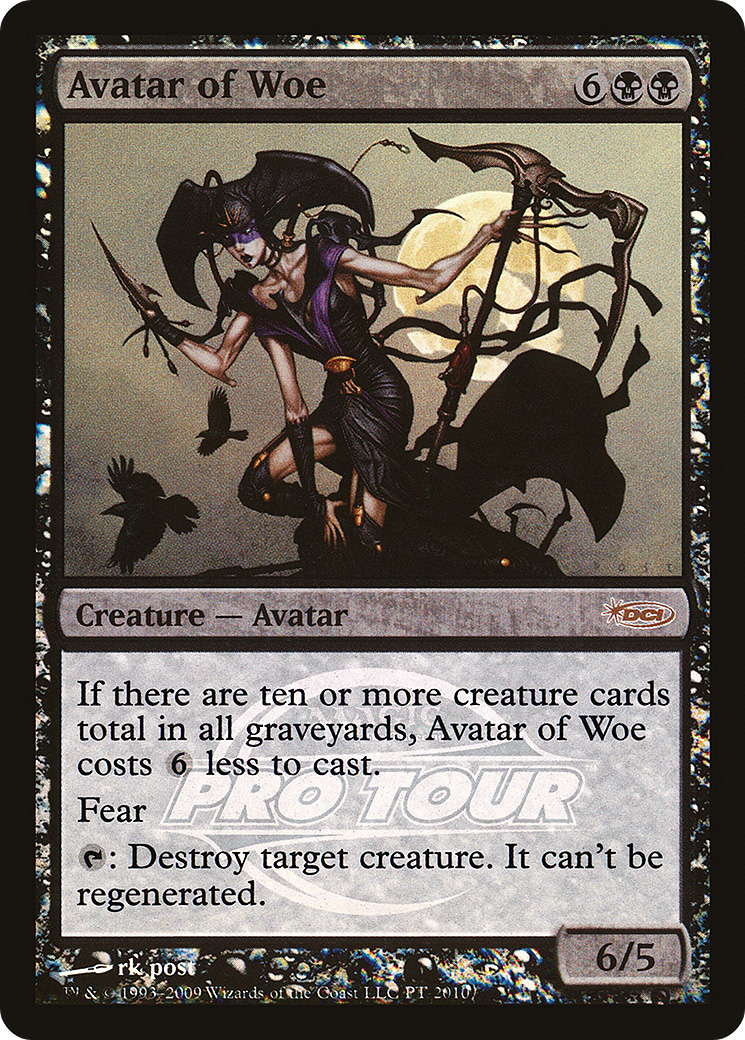 Avatar of Woe (2010) [Pro Tour Promos] foil - Deck Out Gaming