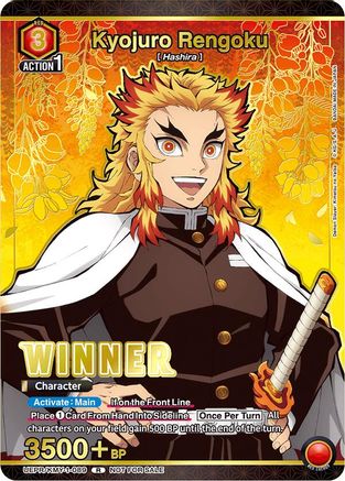 Kyojuro Rengoku (Winner) (UEPR/KMY-1-089) [Union Arena Promotion Cards] Foil