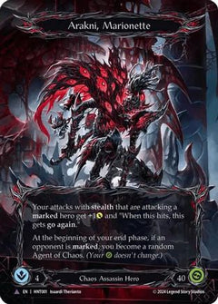 Arakni, Marionette (Marvel) (HNT001) [The Hunted] Cold Foil - Deck Out Gaming