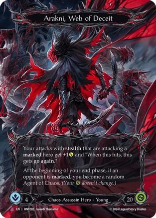 Arakni, Web of Deceit (Marvel) (HNT002) [The Hunted] Cold Foil - Deck Out Gaming