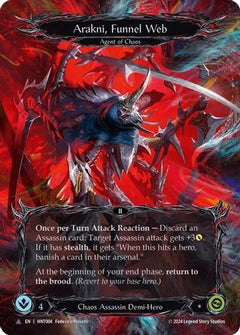 Arakni, Funnel Web (Marvel) (HNT004) [The Hunted] Cold Foil - Deck Out Gaming