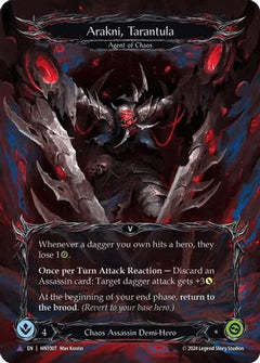 Arakni, Tarantula (Marvel) (HNT007) [The Hunted] Cold Foil - Deck Out Gaming