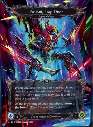 Arakni, Trap-Door (Marvel) (HNT008) [The Hunted] Cold Foil - Deck Out Gaming