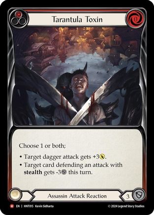 Tarantula Toxin (HNT015) [The Hunted] Rainbow Foil - Deck Out Gaming