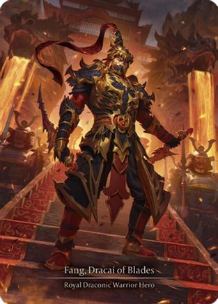 Fang, Dracai of Blades (Marvel) (HNT098) [The Hunted] Cold Foil - Deck Out Gaming