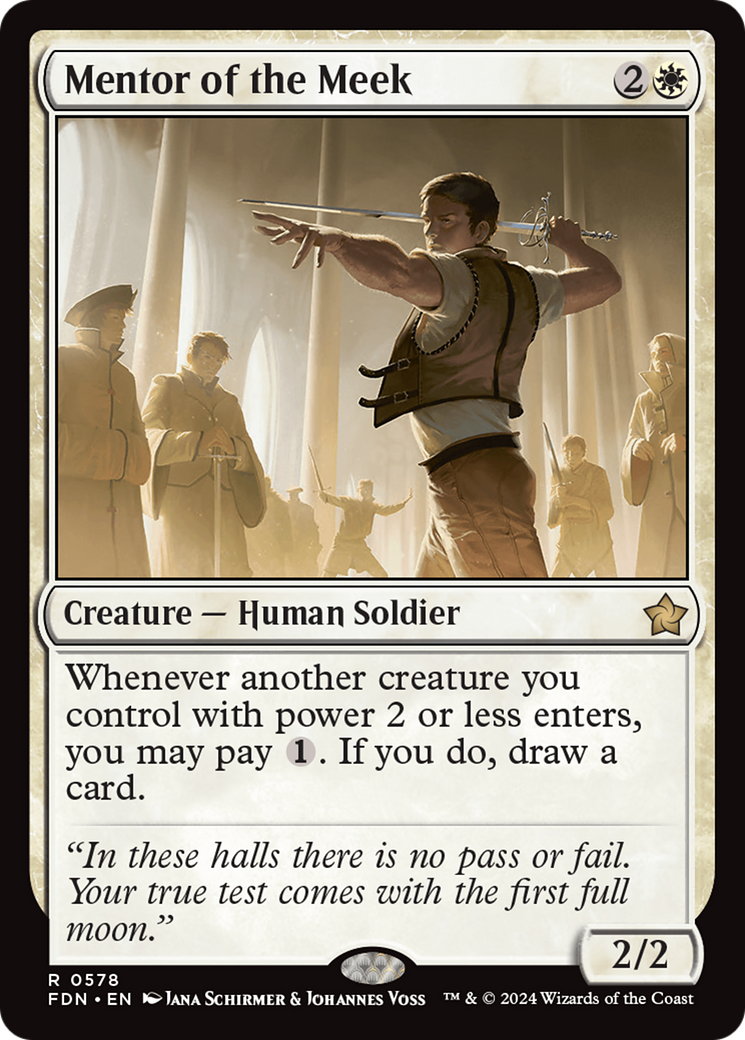 Mentor of the Meek (578) [Foundations] - Deck Out Gaming