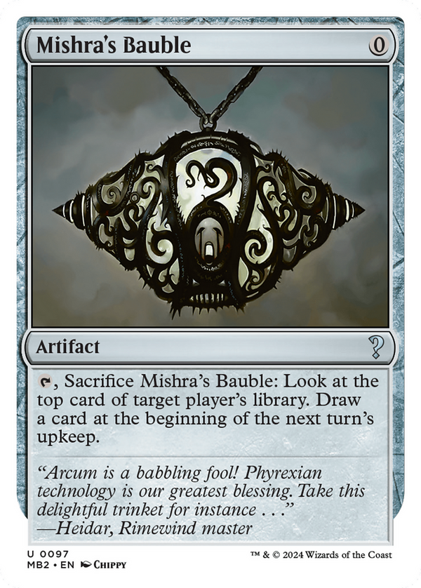 Mishra's Bauble (White Border) (97) [Mystery Booster 2] - Deck Out Gaming