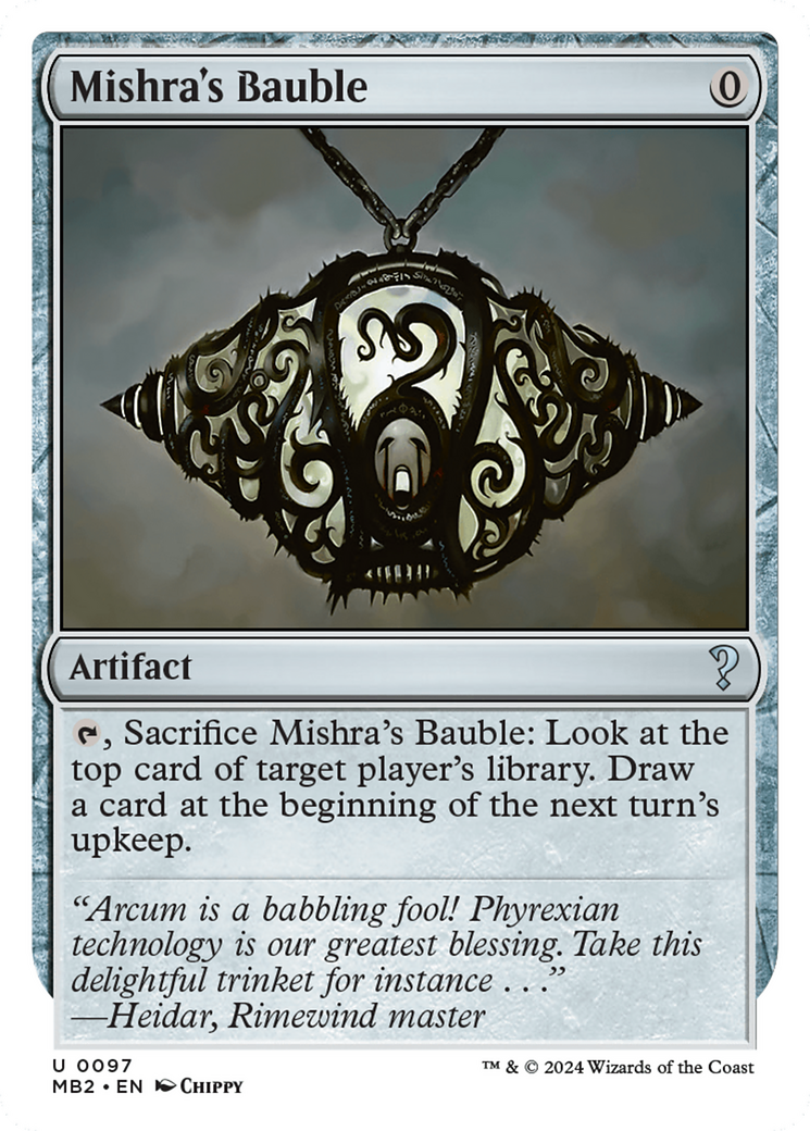 Mishra's Bauble (White Border) (97) [Mystery Booster 2] - Deck Out Gaming