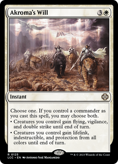 Akroma's Will (125) [The Lost Caverns of Ixalan Commander] - Deck Out Gaming
